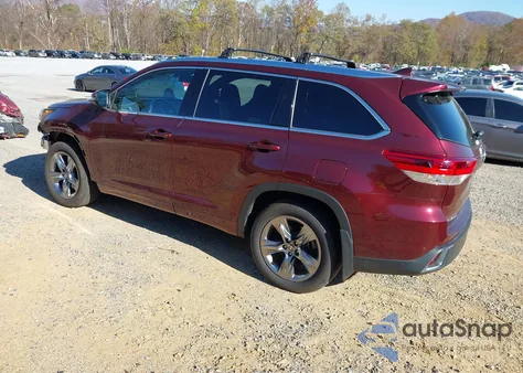 2019 Toyota Highlander Limited Platinum из США, поврежденный, VIN 5TDDZRFH9KS745144
